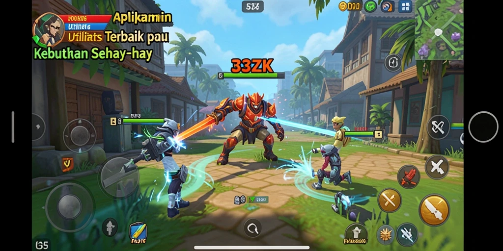 Tampilan screenshot utama 33ZK yang menampilkan antarmuka aplikasi Utility.
