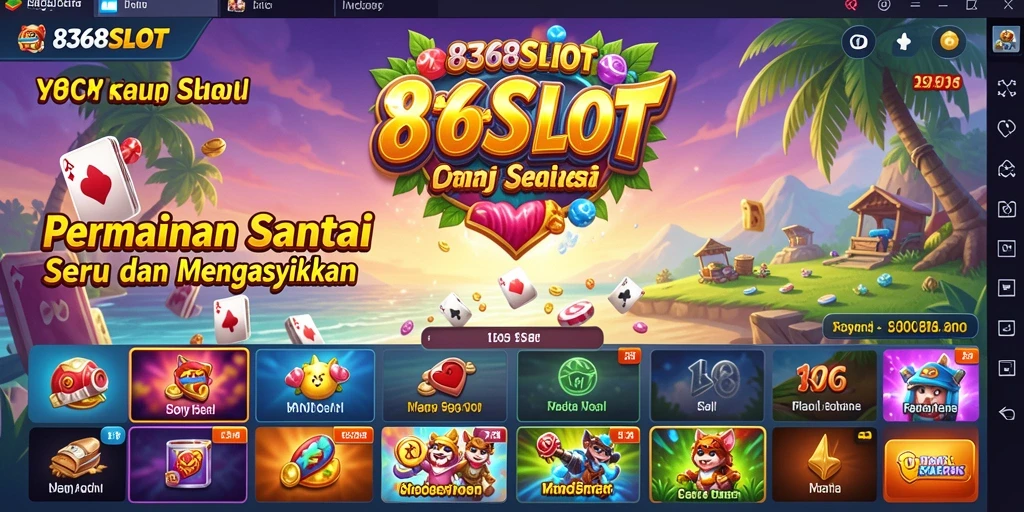 Screenshot utama 8368SLOT menunjukkan gameplay yang seru dan menarik.