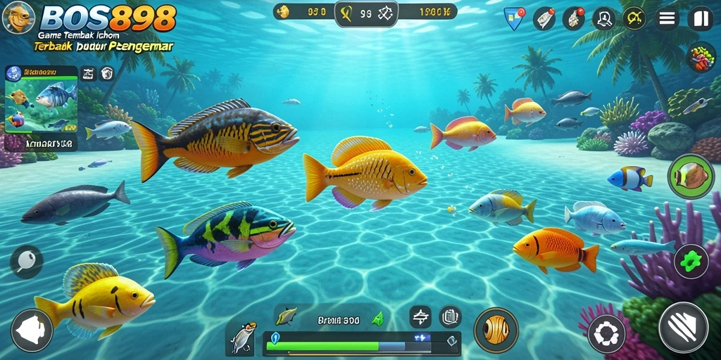 Gameplay memukau saat menangkap ikan di BOS898.
