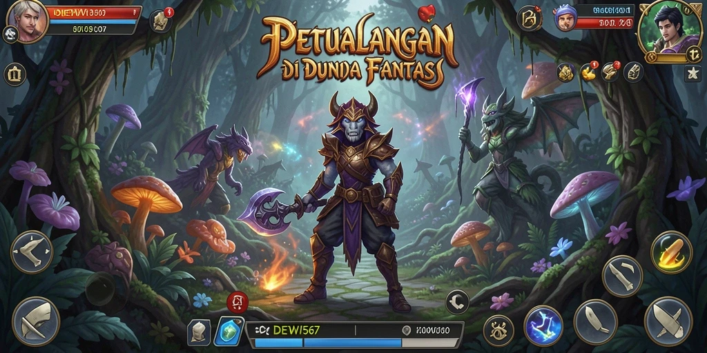 Gameplay seru DEWI567 yang menampilkan petualangan menegangkan.
