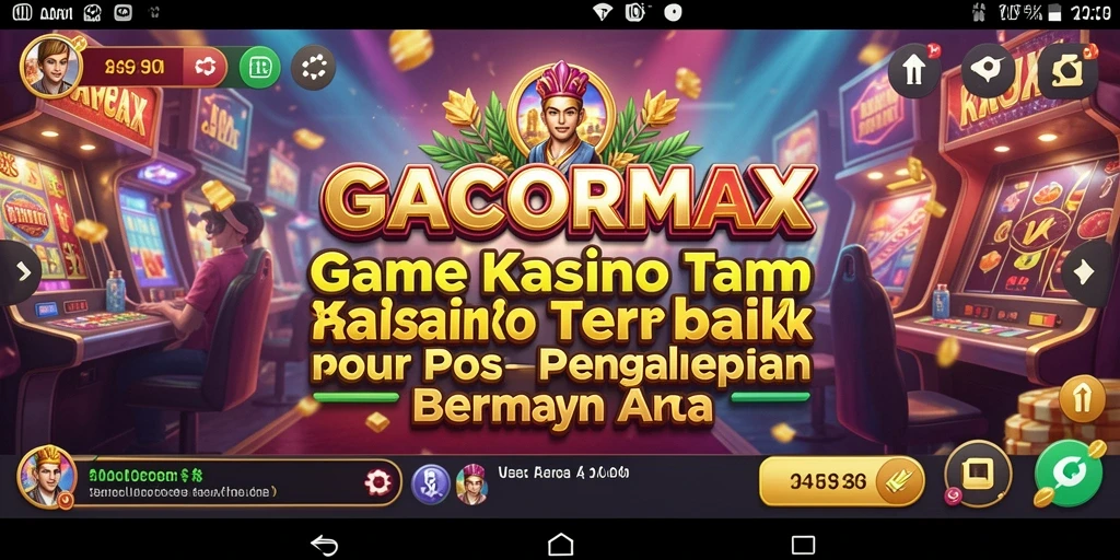 Tampilan gameplay menarik dari GACORMAX dengan berbagai pilihan permainan Kasino.