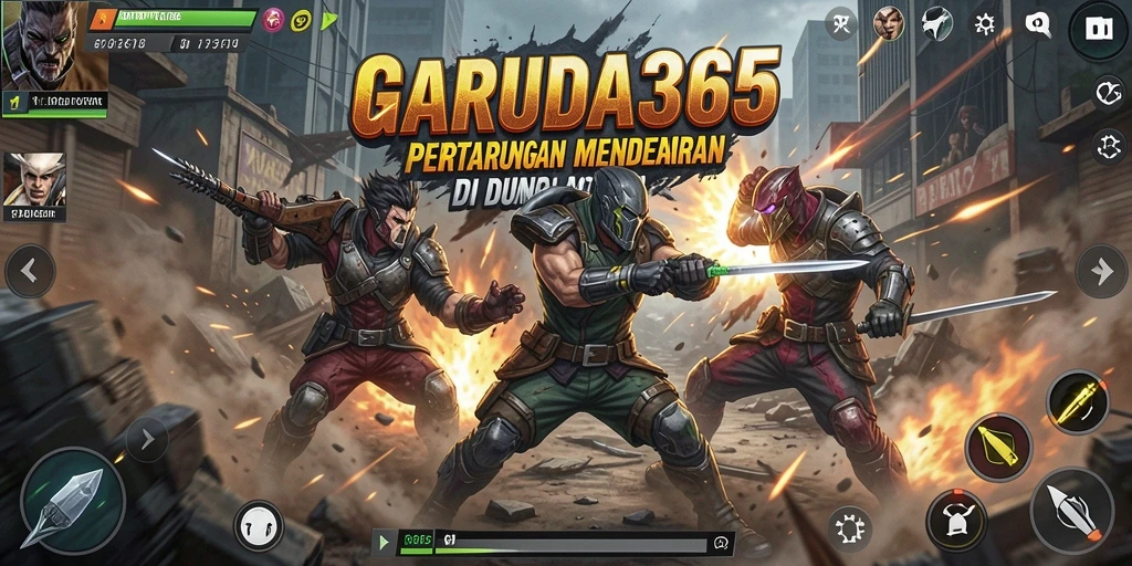Tangkapan layar GARUDA365 menampilkan aksi pertarungan yang mendebarkan dan grafis yang luar biasa.