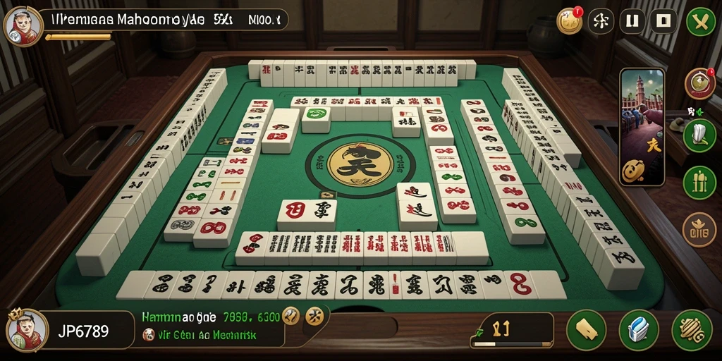 Tampilan gameplay menarik dari game Mahjong JP6789.