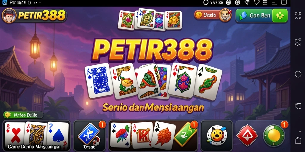 Tangkapan layar PETIR388 menunjukkan aksi seru dalam permainan Domino.