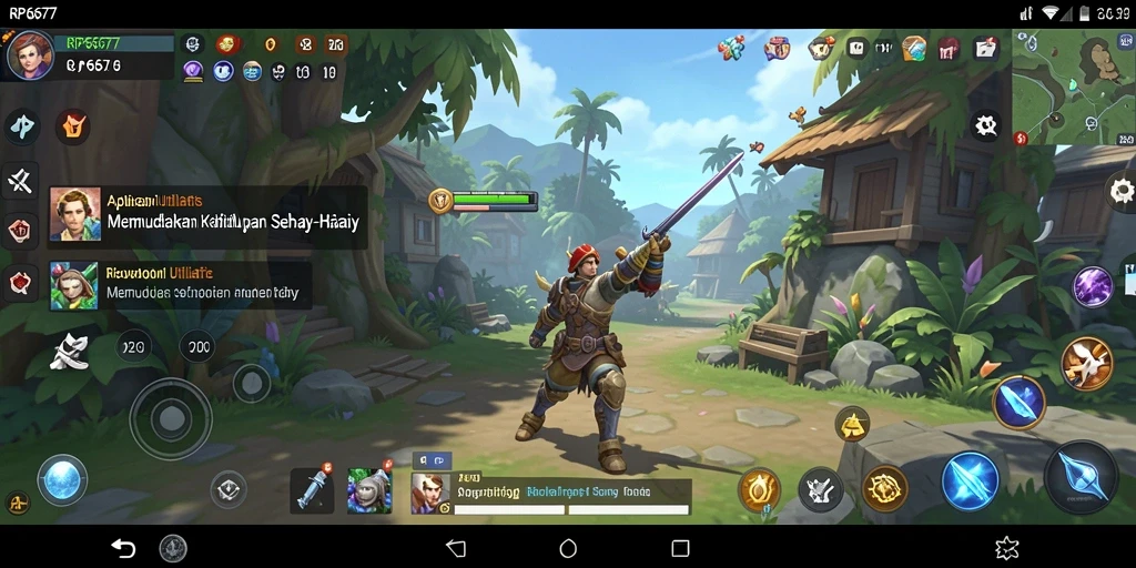 Tampilan screenshot RP6677 yang menunjukkan berbagai fitur aplikasi utilitas.