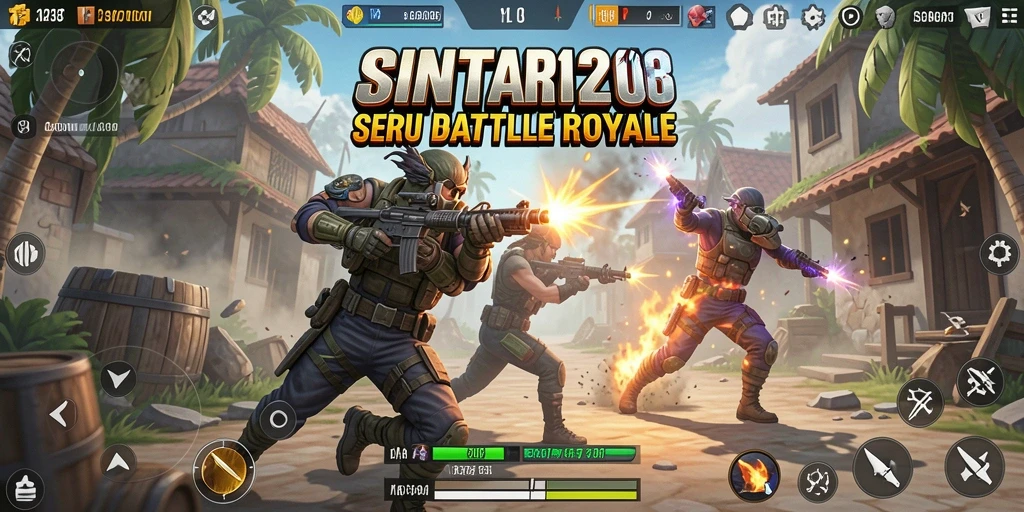 Menampilkan aksi seru saat bertarung dalam SINAR123.